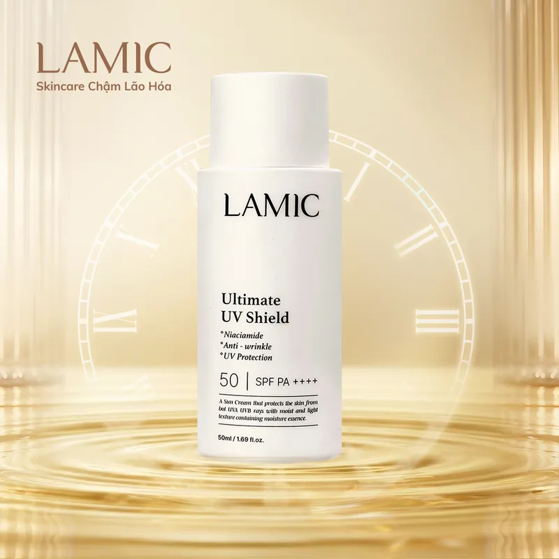 Kem chống nắng dưỡng ẩm Ultimate UV Shield LAMIC - Skincare chậm lão hoá