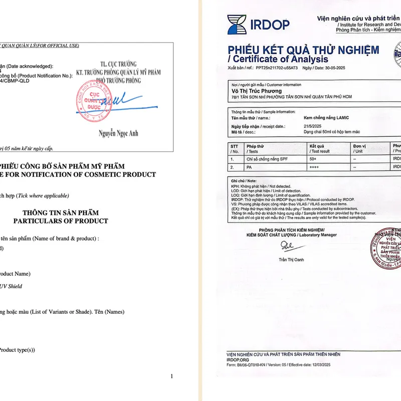 Kem chống nắng dưỡng ẩm Ultimate UV Shield LAMIC - Skincare chậm lão hoá