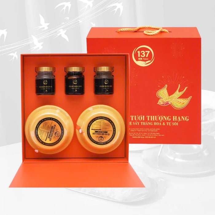 Hộp Quà Vinh Hoa Phú Quý - Yến Sào 137 HN NEST Cao Cấp