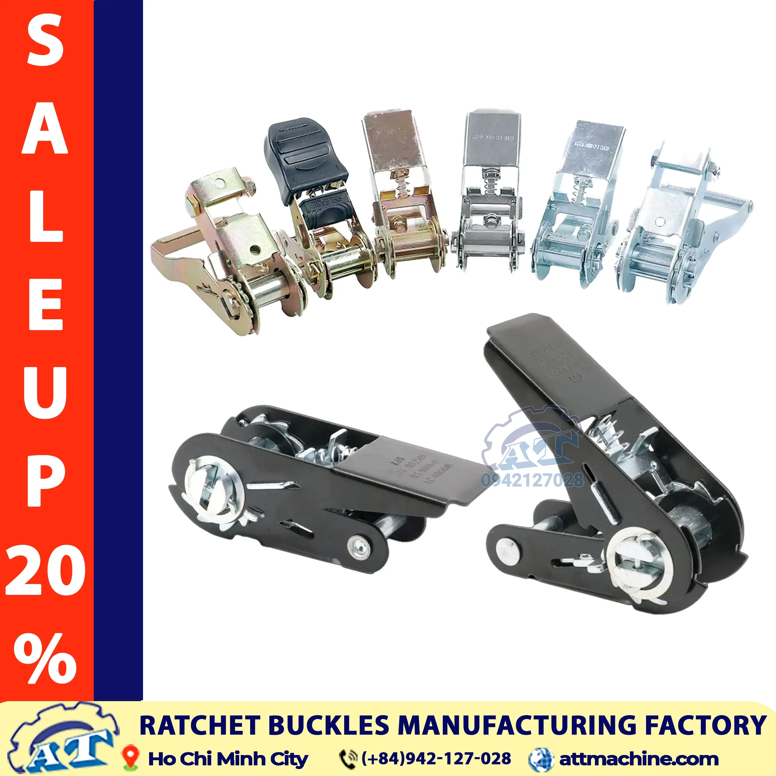1 inch light duty ratchet hardware 1940lb