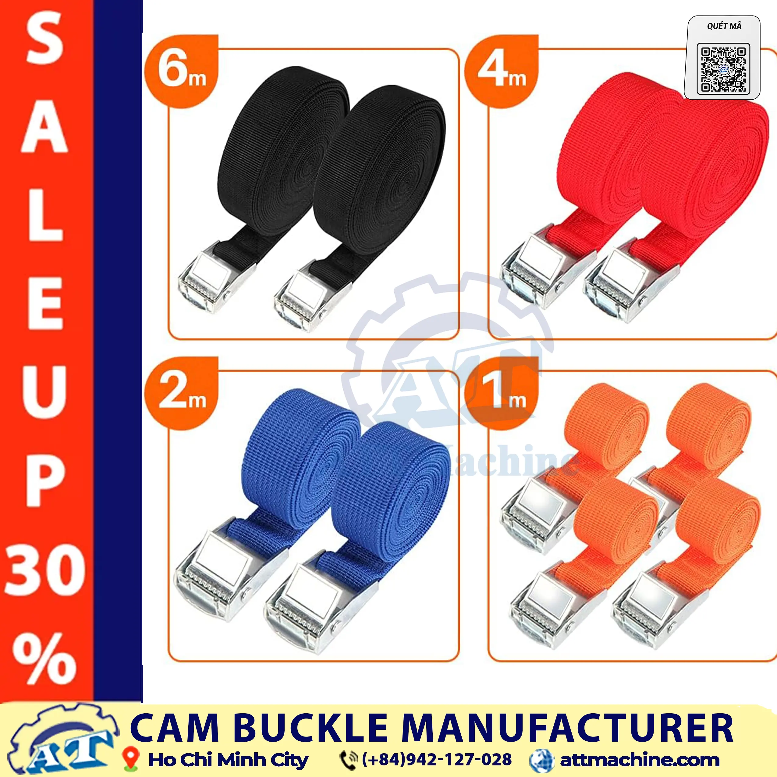 2-inch cam buckle product lines