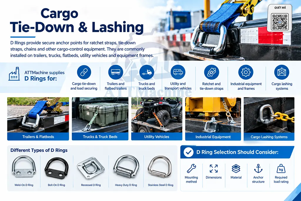 D-Rings for Cargo Tie-Down - ATTMachine