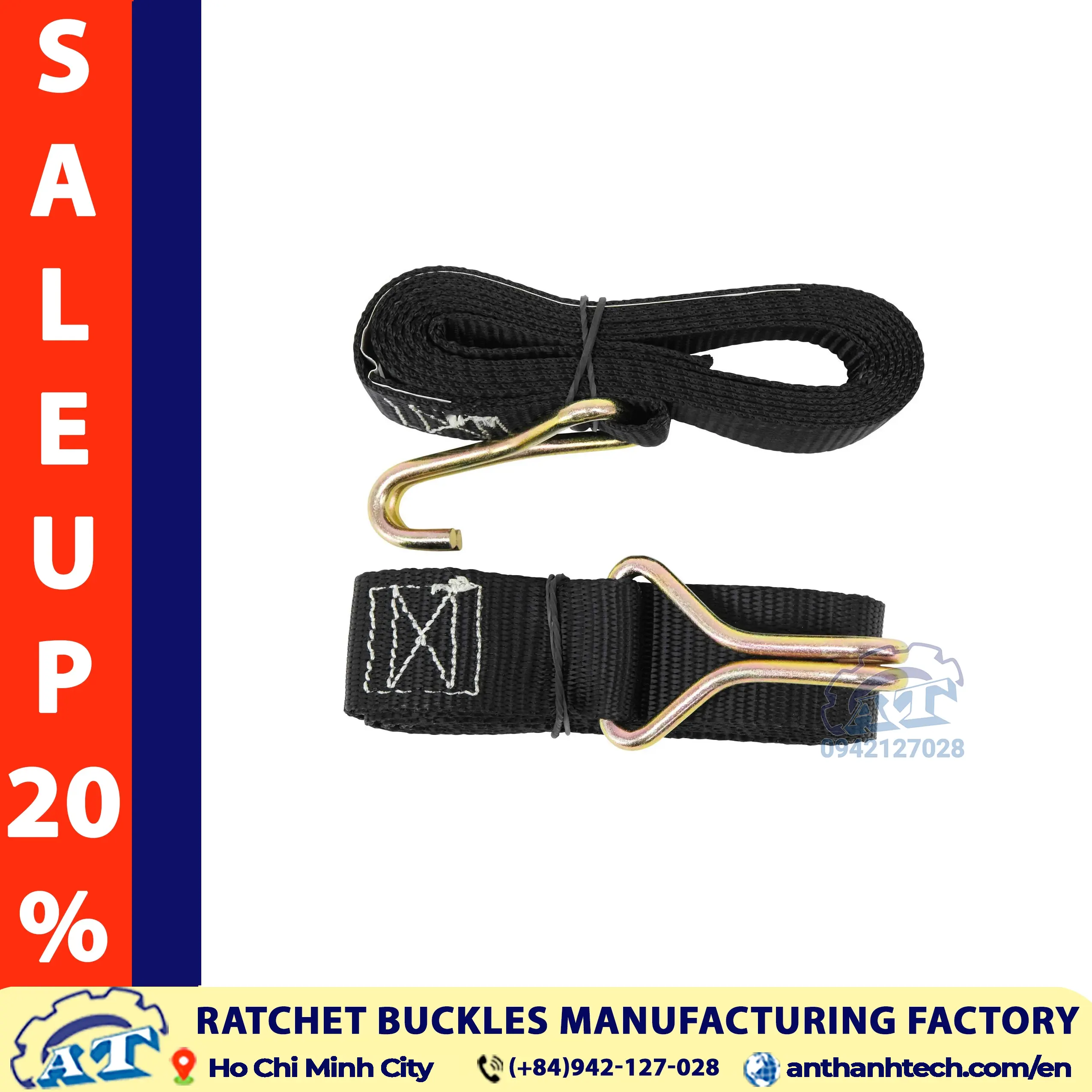 Honda PioneerTalon 1.5″ Ratchet Tie-Down by Speed Strap