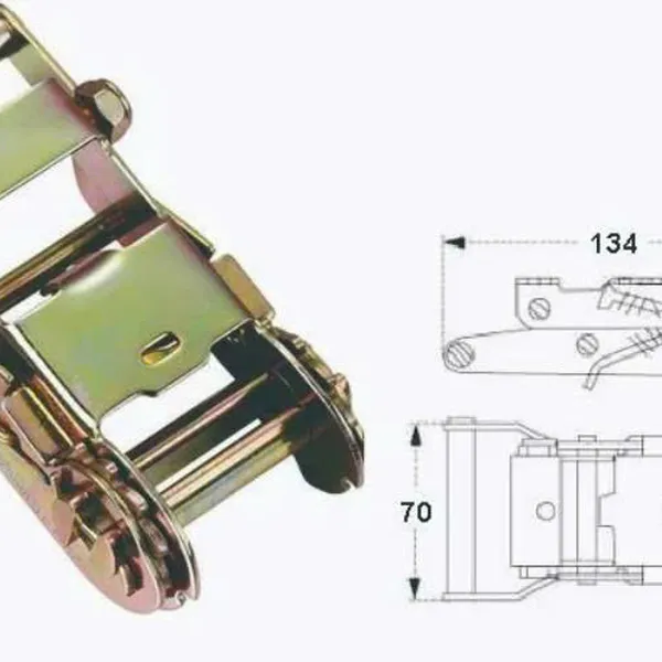 1 Inch Ratchet Buckle - Capacity 3300 lbs