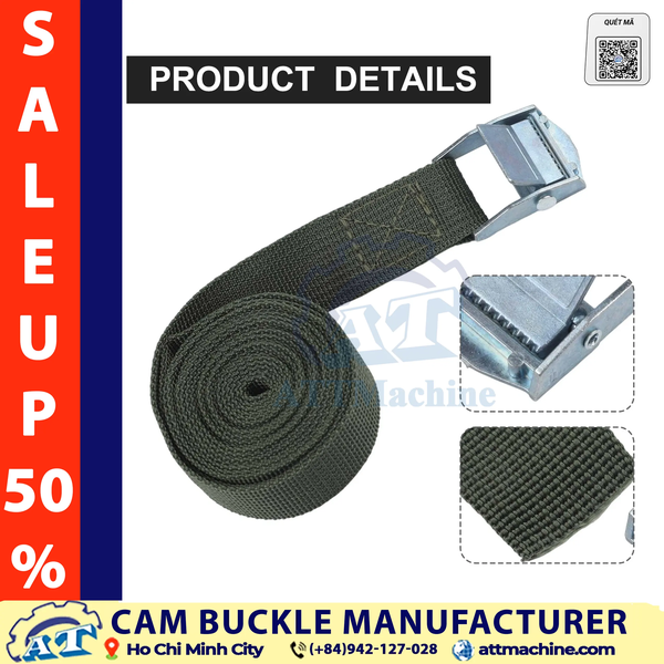 1.5 Inch Cam Buckle for 38mm Webbing