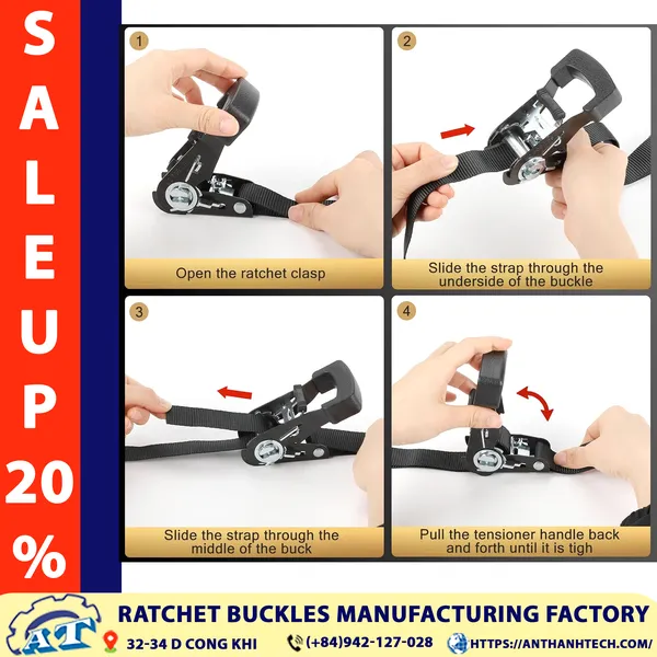 1.5 Inch Ratchet Buckle