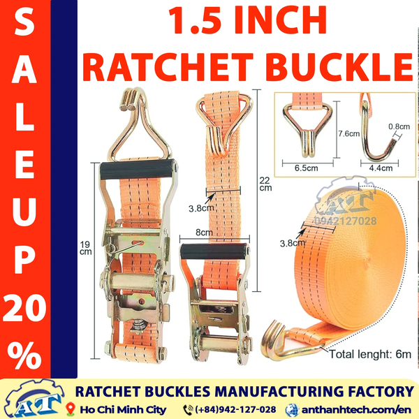 1.5 Inch Ratchet Buckle