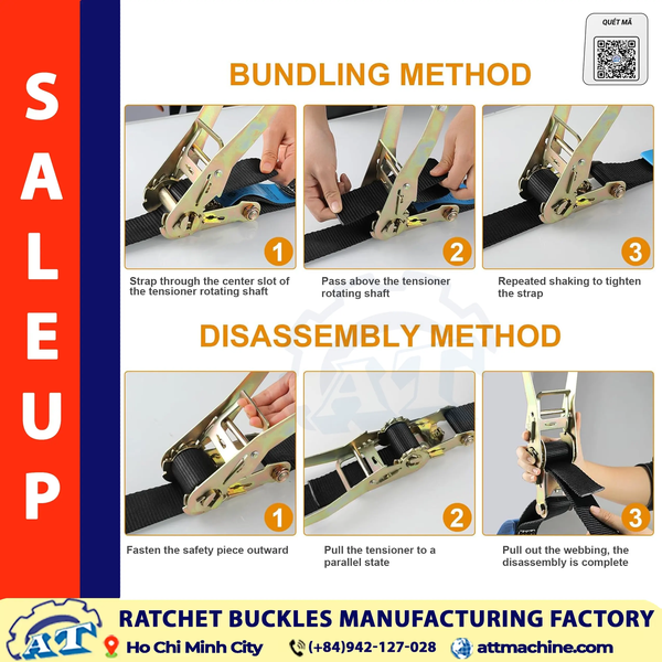 2 Inch Ratchet Buckle – 50mm Heavy Duty OEM Manufacturer