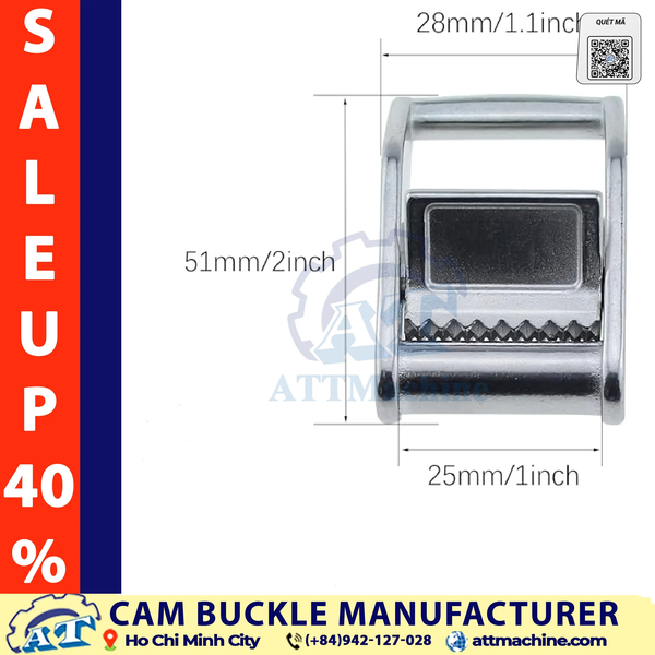 1 Inch Cam Buckle | 25mm Cam Buckle Manufacturer
