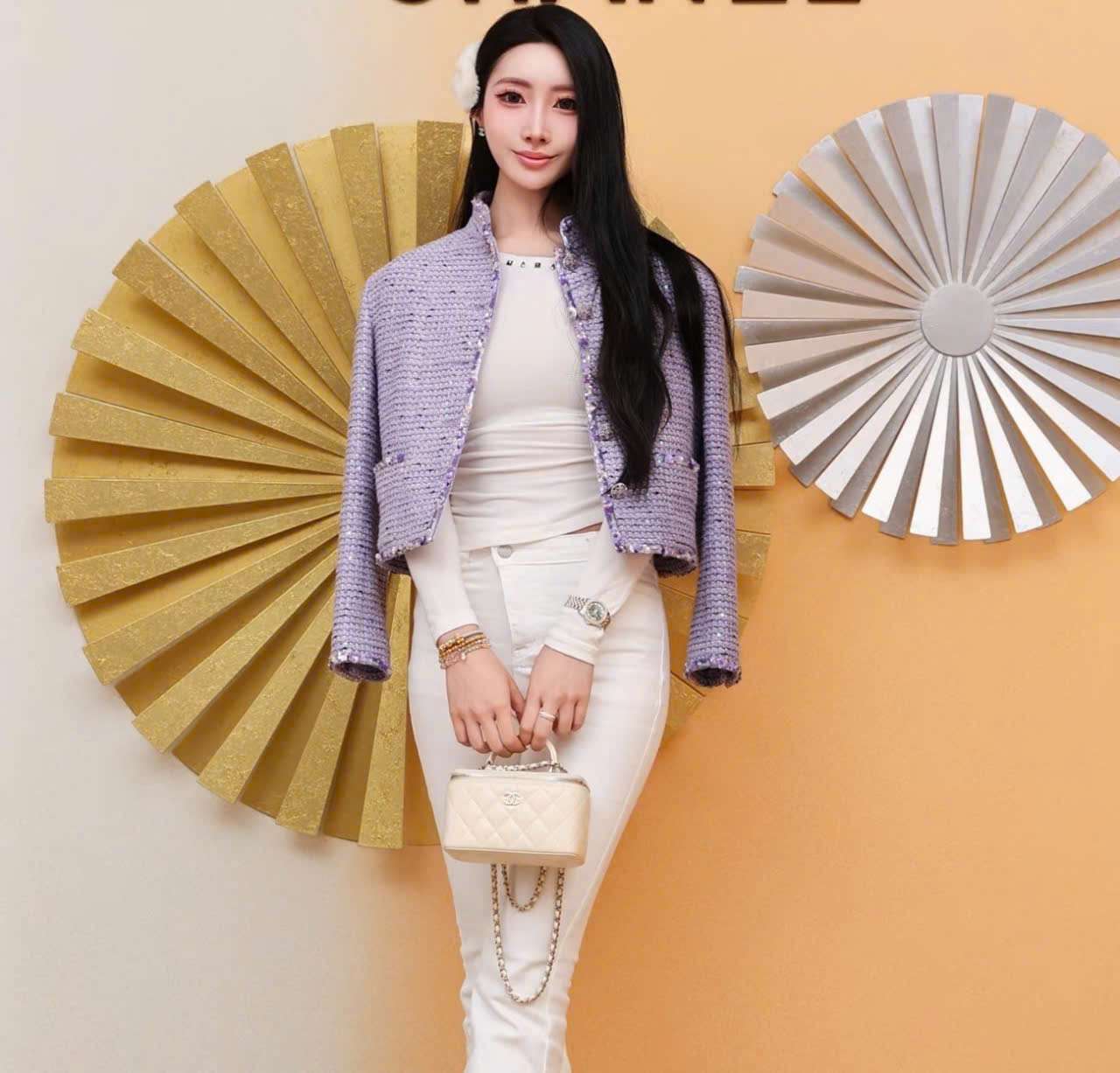 Áo Tweed Chanel Vip Like Auth Màu Tím Tại Hải Phòng Áo Tweed Chanel Vip Like Auth Màu Tím Tại Hải Phòng
