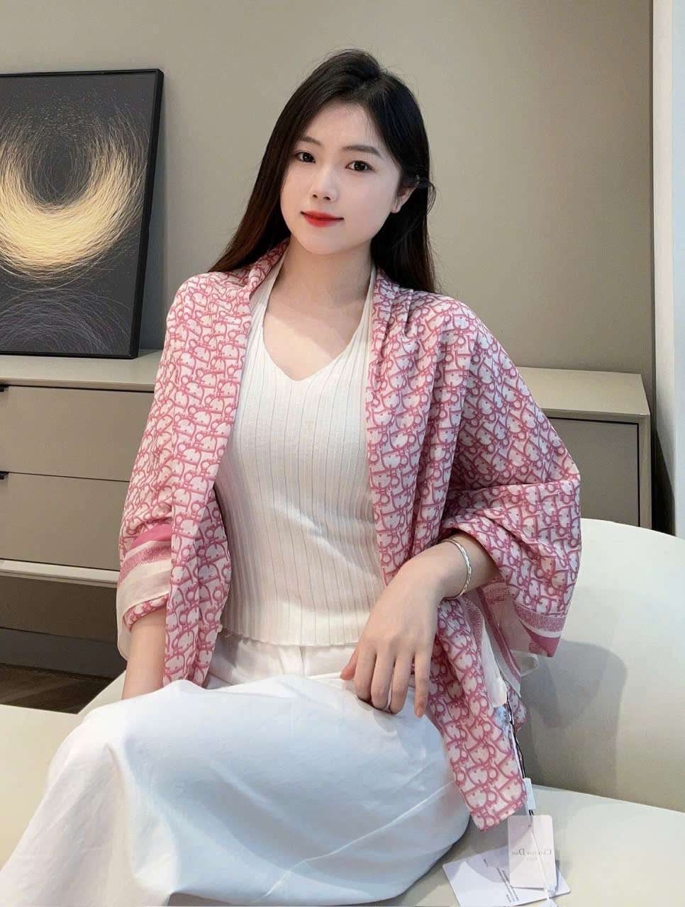 Khăn Dior Oblique Hồng VIP Hải Phòng Chất Liệu Cao Cấp Khăn Dior Oblique Hồng VIP Hải Phòng Chất Liệu Cao Cấp