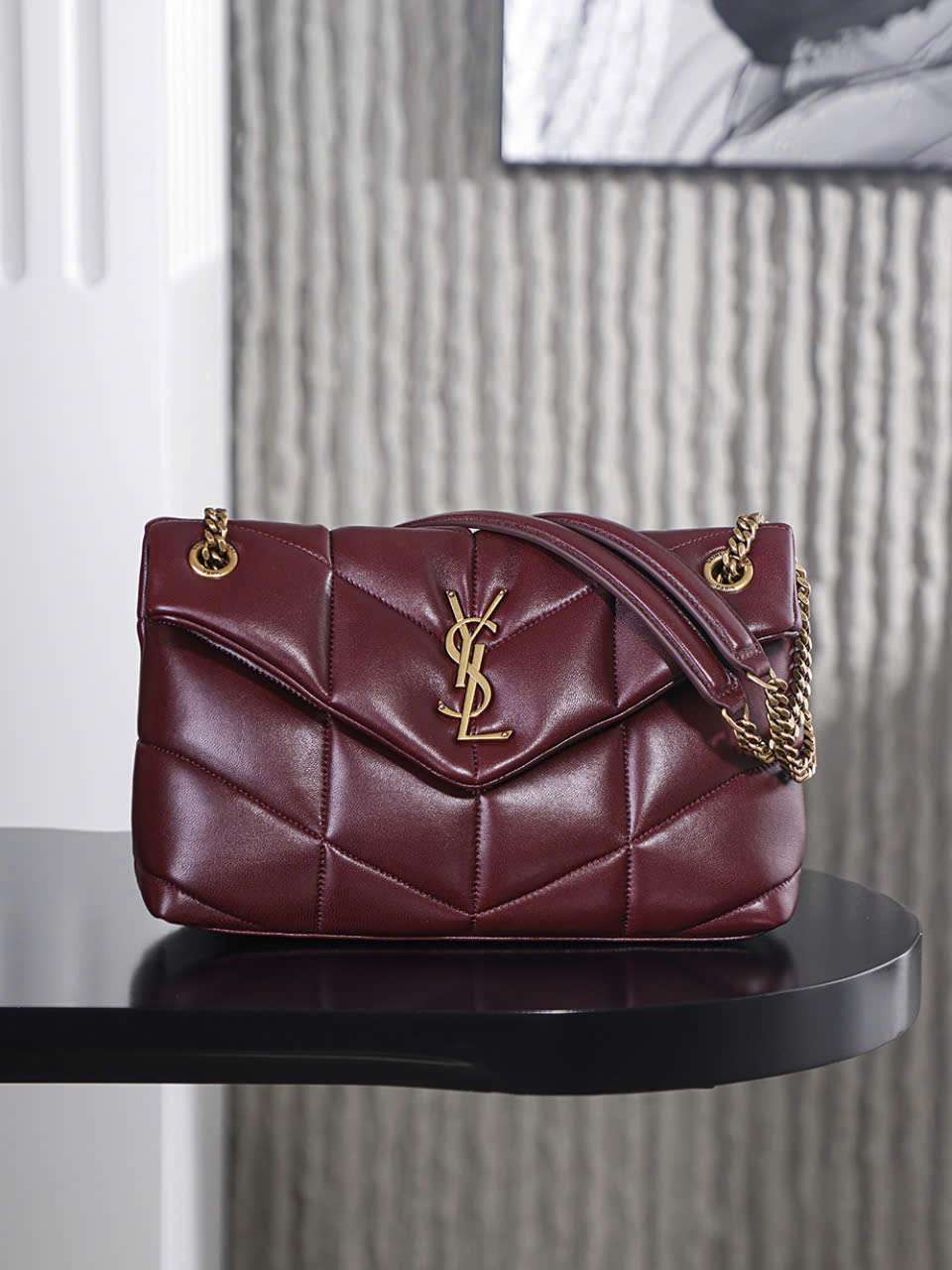 mẫu túi xách Ysl mới màu đỏ đô luxury mẫu túi xách Ysl mới màu đỏ đô luxury