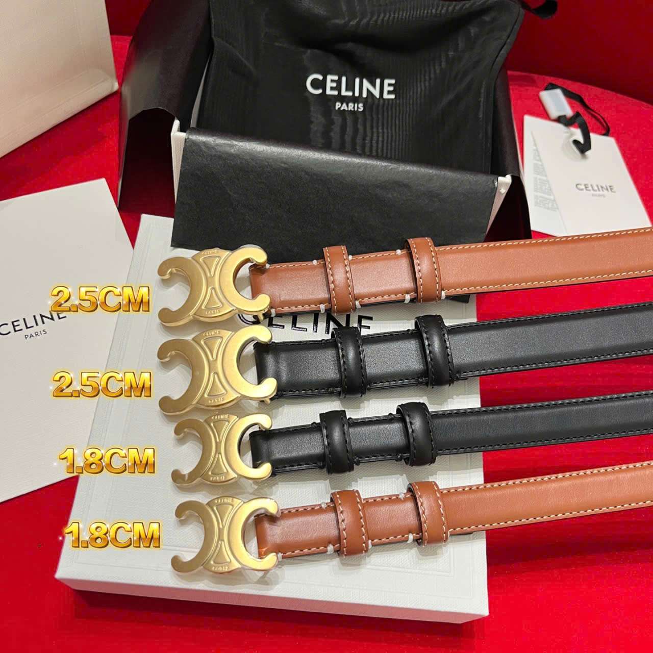 Thắt Lưng Celine Triomphe Da Bê Vip Khóa Vàng Cao Cấp Thắt Lưng Celine Triomphe Da Bê Vip Khóa Vàng Cao Cấp