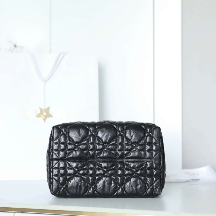 Túi Xách Dior Toujours Màu Đen Da Bò Phù Hợp Chị Em Công Sở