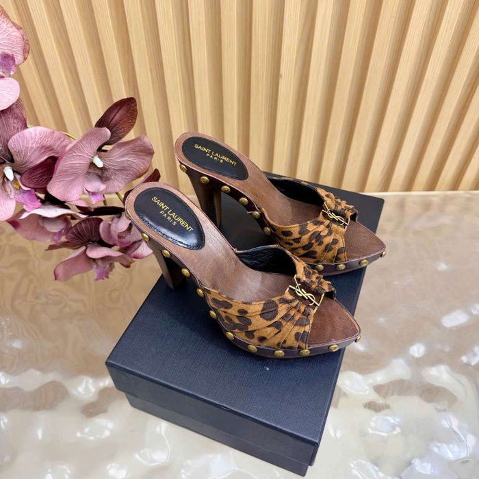 Dép Cao Gót Ysl Đế Gỗ Like Auth Dễ Dùng Cho Mọi Người