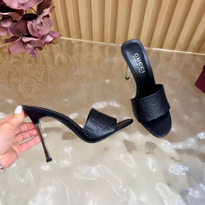 Dép Gucci Cao Gót Like Auth Đủ Màu Tạo Điểm Nhấn Phong Cách