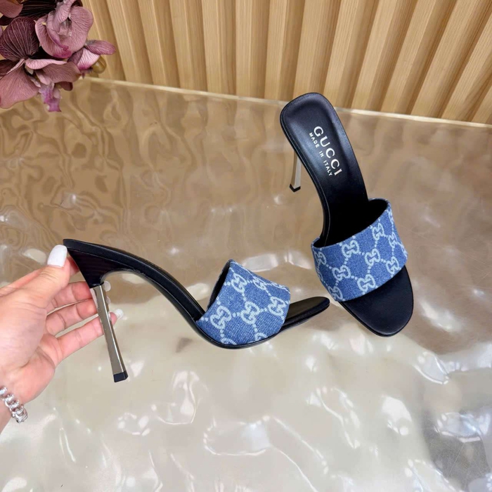 Dép Gucci Cao Gót Like Auth Đủ Màu Tạo Điểm Nhấn Phong Cách