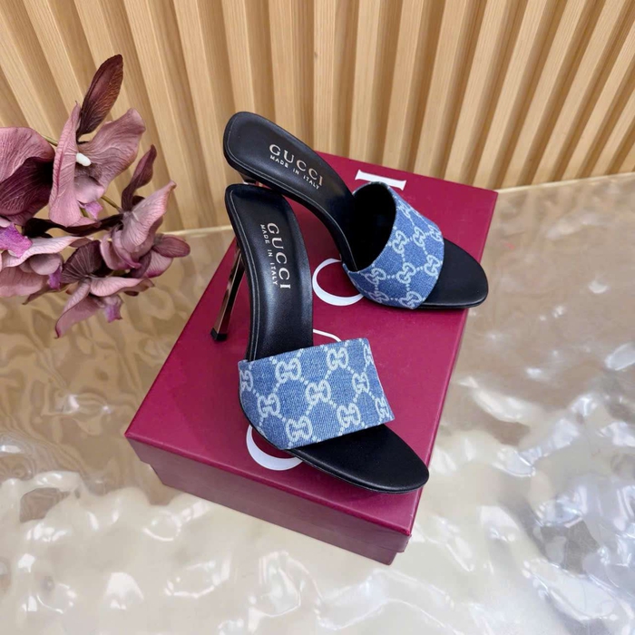 Dép Gucci Cao Gót Like Auth Đủ Màu Tạo Điểm Nhấn Phong Cách