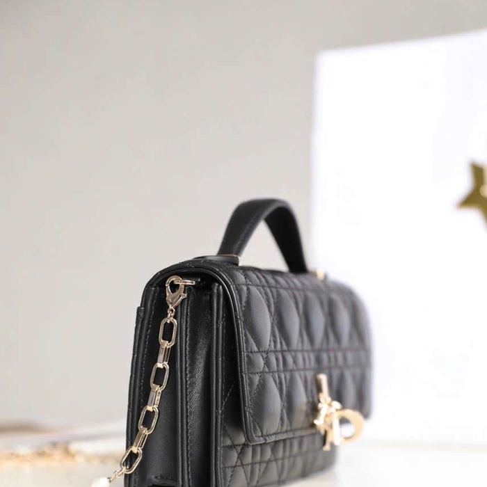 Túi Xách My Dior Woc Da Cừu Họa Tiết Cannage Luxury Phong Cách Nữ Tính
