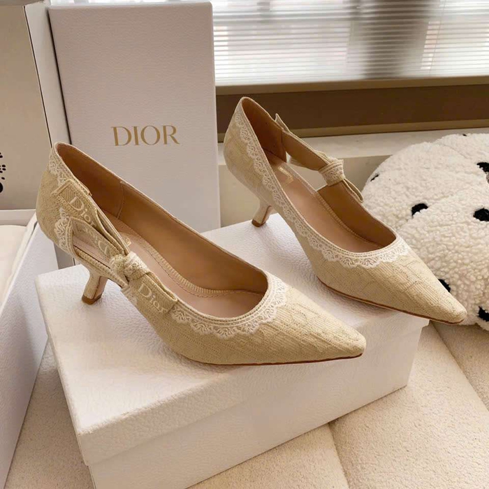 Giày Cao Gót Jadior Màu Nu Luxury Dễ Phối Đồ Công Sở Nữ