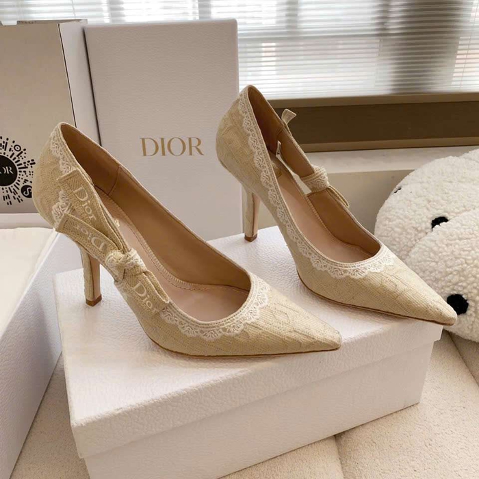 Giày Cao Gót Jadior Màu Nu Luxury Dễ Phối Đồ Công Sở Nữ