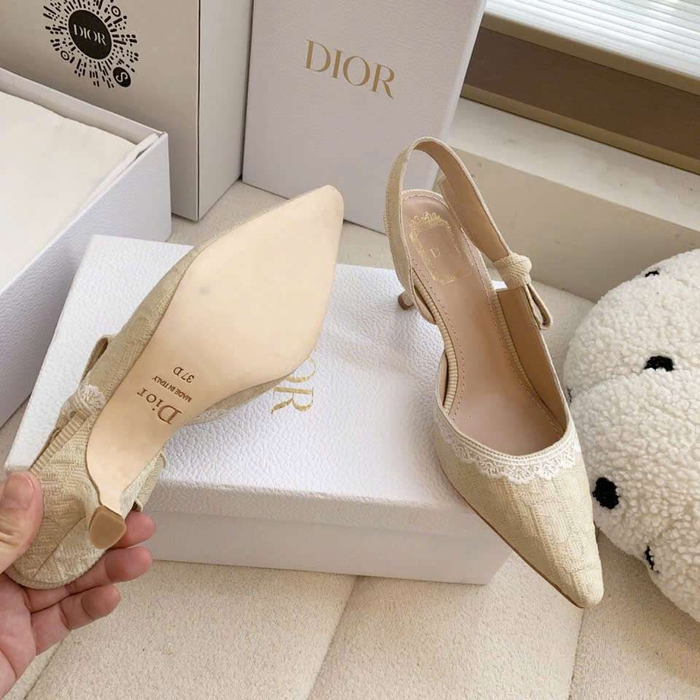 Giày Cao Gót Jadior Màu Nu Luxury Dễ Phối Đồ Công Sở Nữ