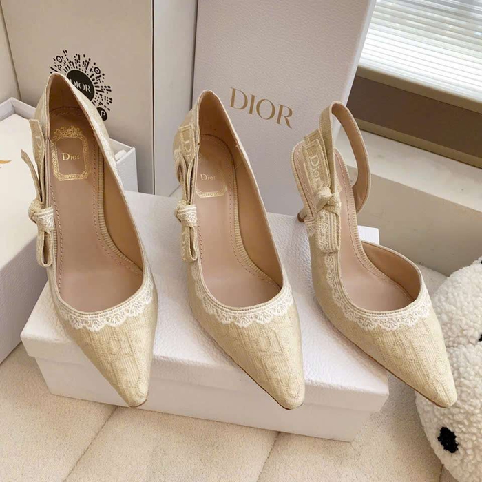 Giày Cao Gót Jadior Màu Nu Luxury Dễ Phối Đồ Công Sở Nữ