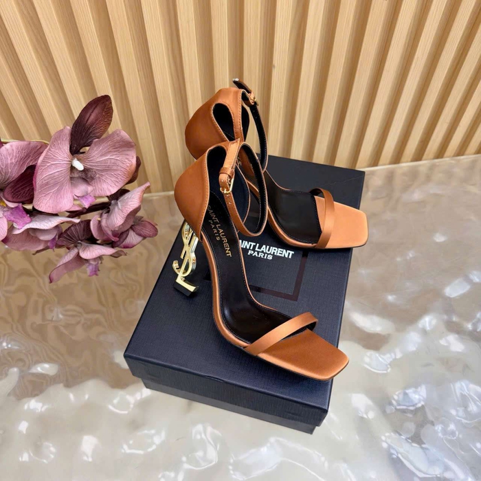Giày Ysl Gót Logo Like Auth Sang Chảnh Hợp Đi Tiệc Sự Kiện