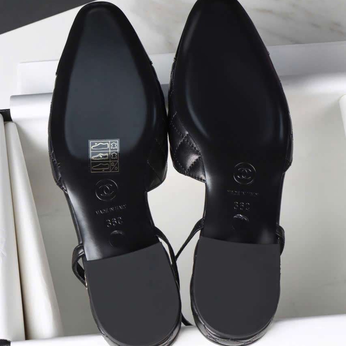 Giày Chanel Slingback VIP Tại Hà Nội Phù Hợp Phối Váy Nhẹ Nhàng