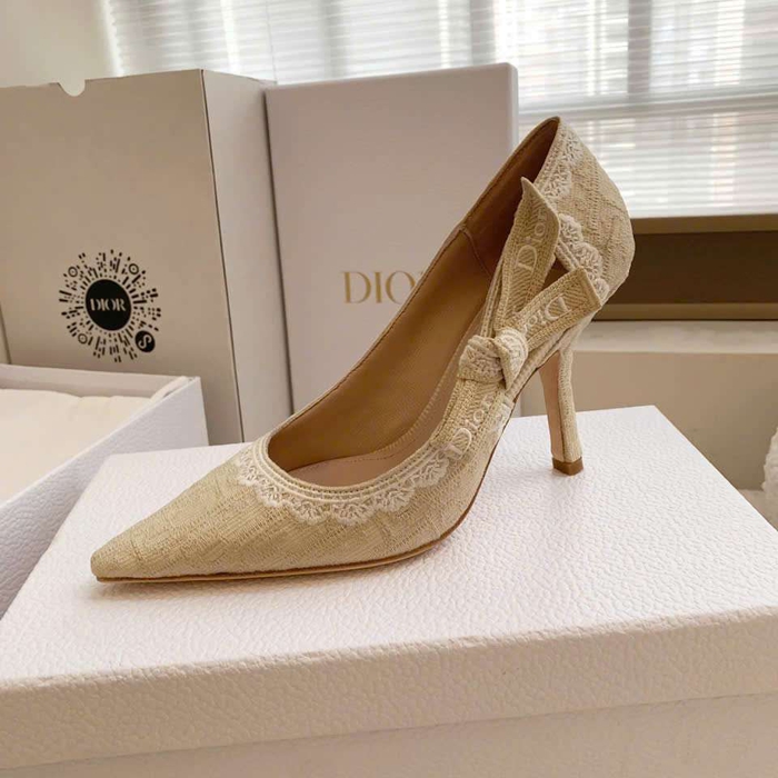 Giày Cao Gót Jadior Màu Nu Luxury Dễ Phối Đồ Công Sở Nữ