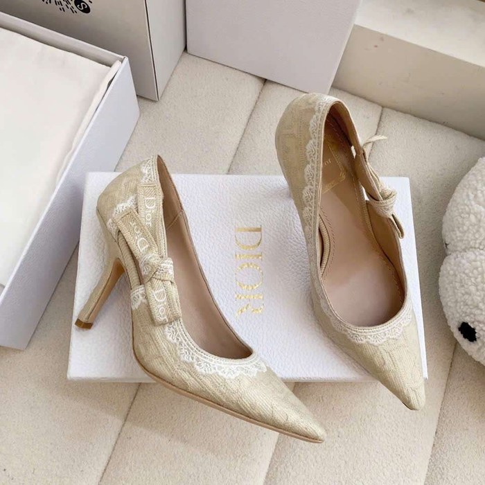 Giày Cao Gót Jadior Màu Nu Luxury Dễ Phối Đồ Công Sở Nữ