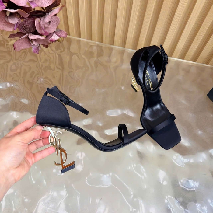 Giày Ysl Gót Logo Like Auth Sang Chảnh Hợp Đi Tiệc Sự Kiện