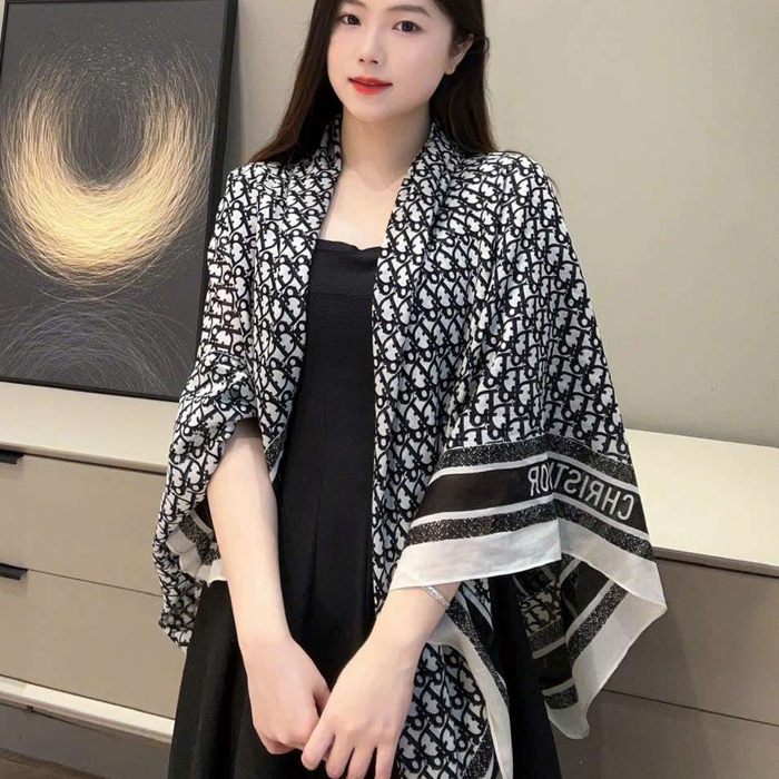 Khăn Quàng Cổ Dior Luxury Dáng Dài Hợp Phong Cách Nữ Tính