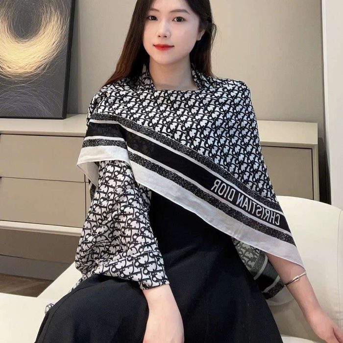 Khăn Quàng Cổ Dior Luxury Dáng Dài Hợp Phong Cách Nữ Tính