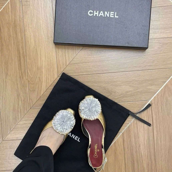 Bst Giày Sandal Chanel Đế Bệt Like Auth Thanh Lịch Và Tinh Tế
