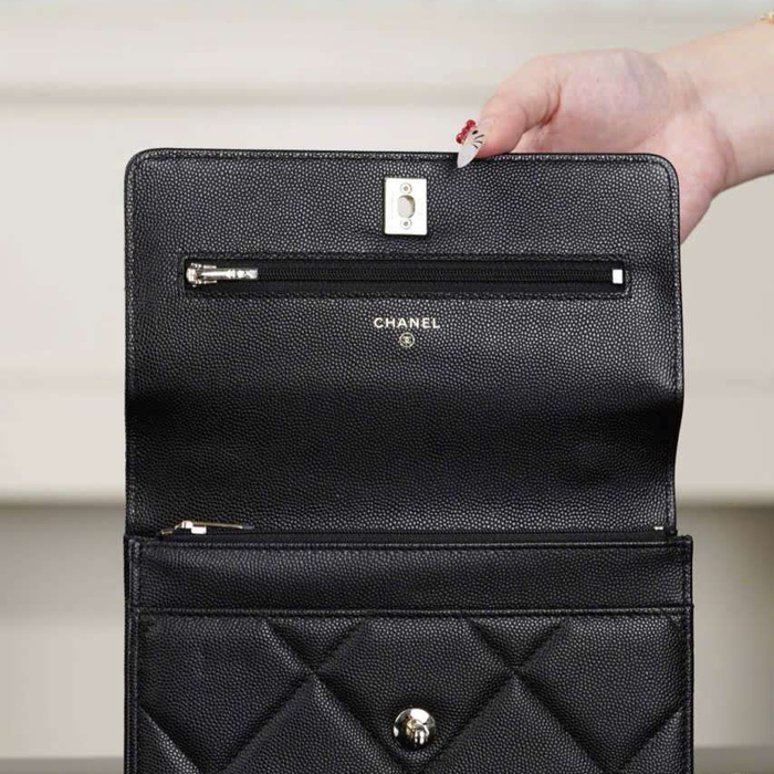 Túi Chanel Woc 25k Da Bê Size 19cm Tiện Dụng Năng Động