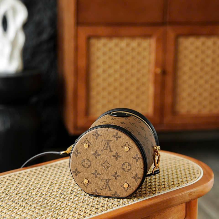 Túi Lv Cannes Màu Nâu Monogram Phối Da Phong Cách Trẻ Trung