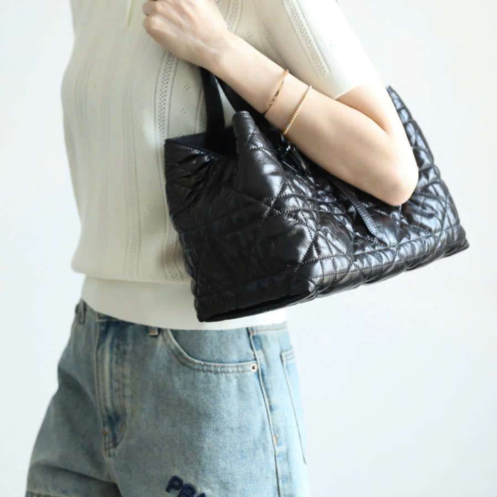 Túi Xách Dior Toujours Màu Đen Da Bò Phù Hợp Chị Em Công Sở