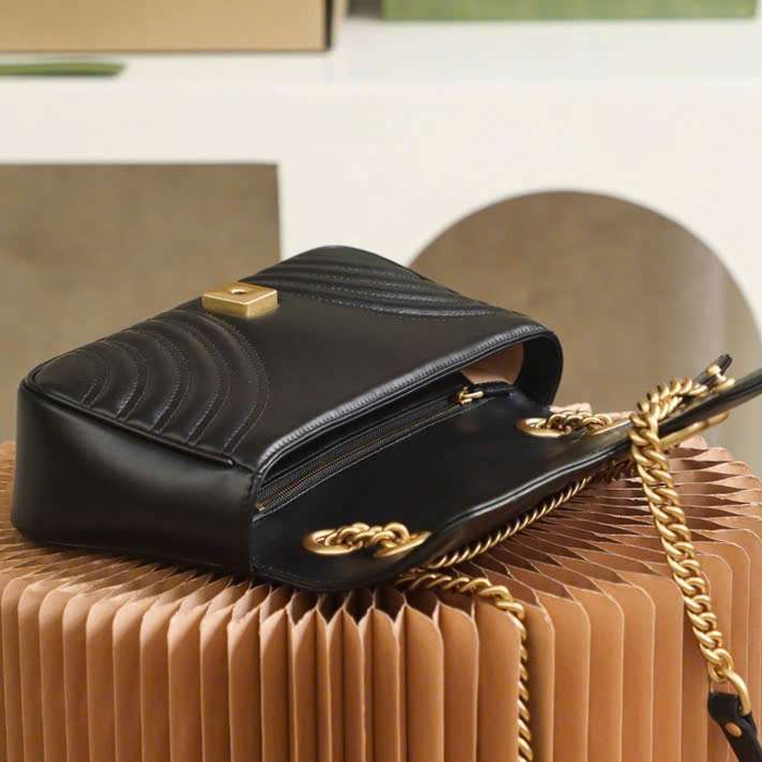 Túi Xách Gucci Marmont Vip Màu Đen Tối Ưu Giá Trị Sử Dụng