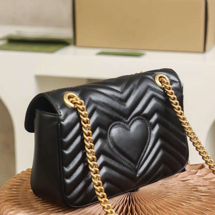 Túi Xách Gucci Marmont Vip Màu Đen Tối Ưu Giá Trị Sử Dụng