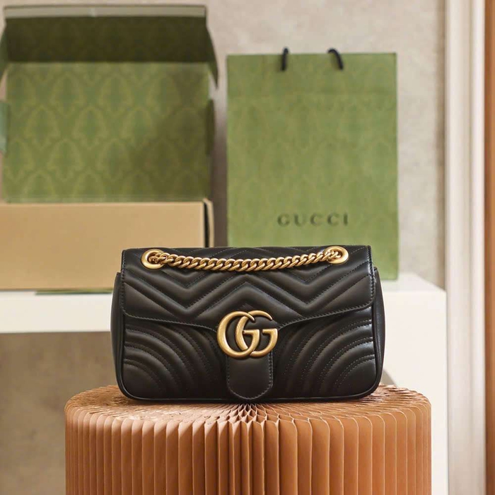 Túi Xách Gucci Marmont Vip Màu Đen Tối Ưu Giá Trị Sử Dụng