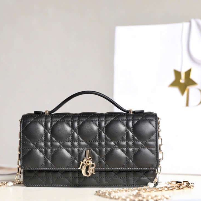 Túi Xách My Dior Woc Da Cừu Họa Tiết Cannage Luxury Phong Cách Nữ Tính