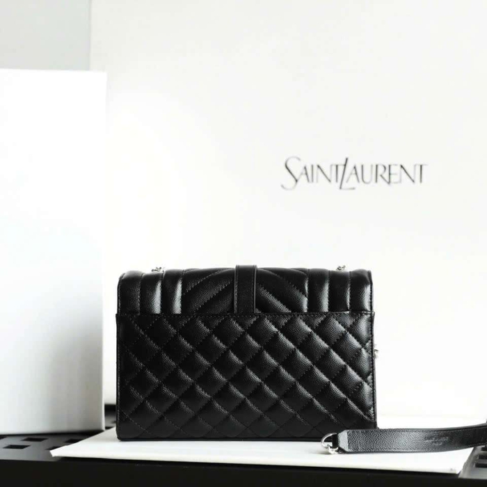 Túi Ysl Envelope Luxury Da Bê Màu Trắng Dùng Khi Đi Chơi
