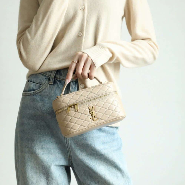 Bộ Sưu Tập Túi Ysl Vanity Bag Da Cừu Dùng Khi Đi Tiệc