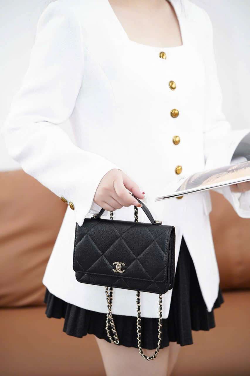 Túi Chanel Woc 25k Da Bê Size 19cm đeo thực tế năng động Túi Chanel Woc 25k Da Bê Size 19cm đeo thực tế năng động