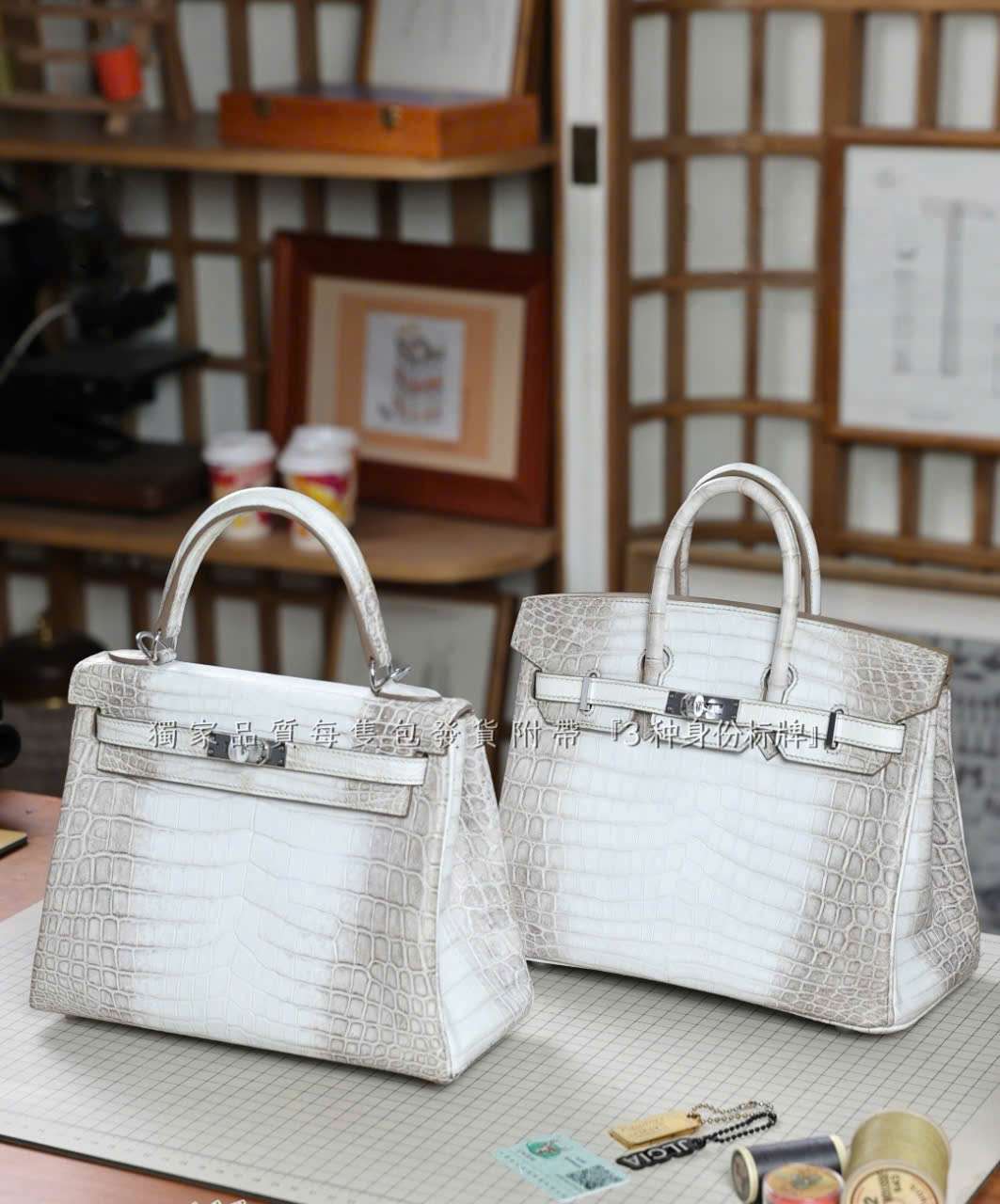túi hermes da cá sấu bạch tạng himalaya túi hermes da cá sấu bạch tạng himalaya