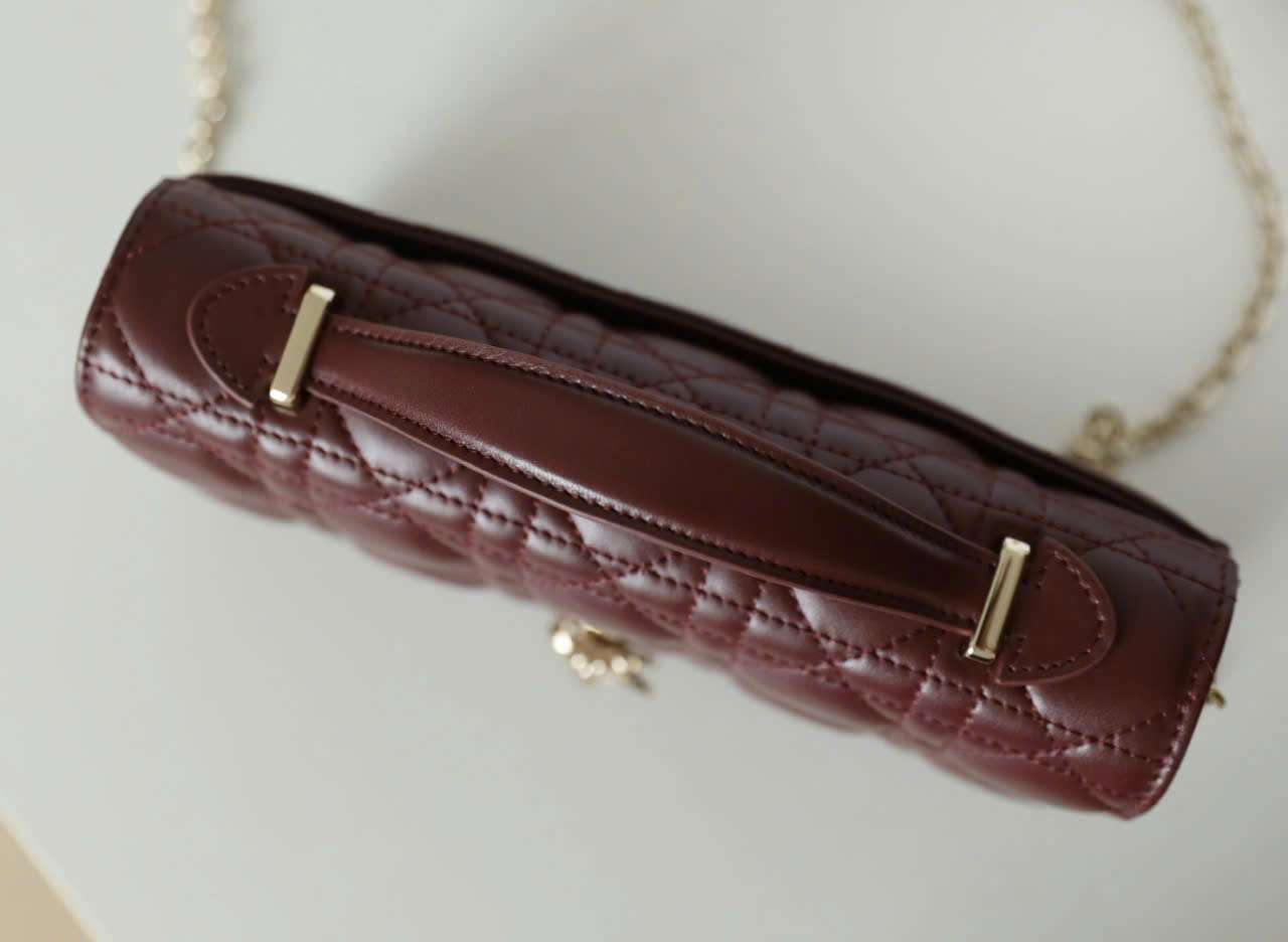 Túi Xách My Dior Woc Màu Đỏ Đậm Da Cừu Vip Túi Xách My Dior Woc Màu Đỏ Đậm Da Cừu Vip