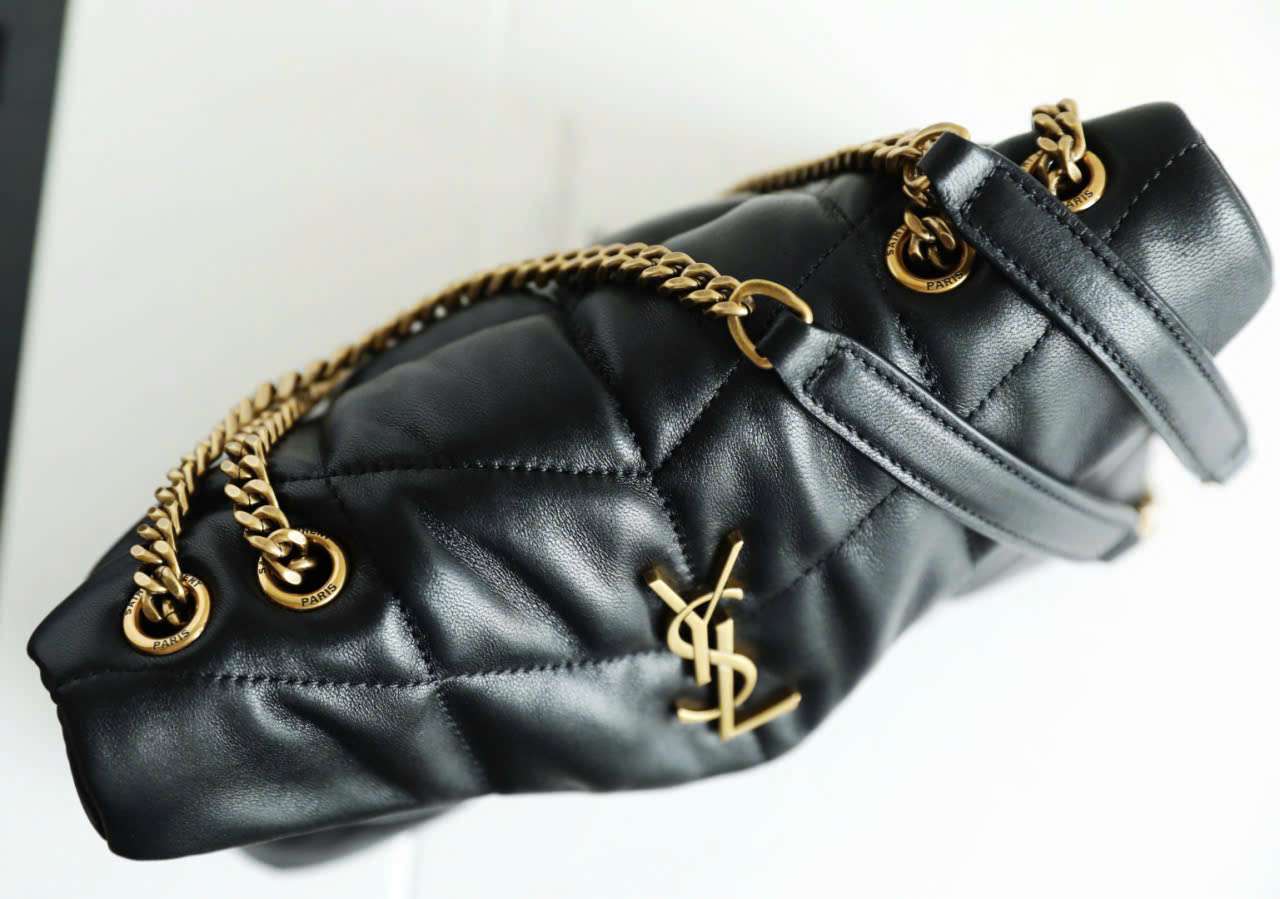 Túi Ysl LouLou Buffer Da Cừu Đen Vip 22cm Túi Ysl LouLou Buffer Da Cừu Đen Vip 22cm