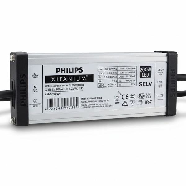 💡 Trải nghiệm ánh sáng đỉnh cao với Bộ nguồn Driver Led Philips Xitanium Xi EP LV 200W 3.0-6.7A WL I195 (AOC) - Nâng tầm không gian sống!