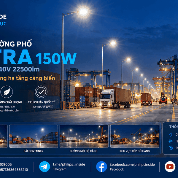 [Philips Inside] Đèn LED Chiếu Sáng Đường Phố Citilight